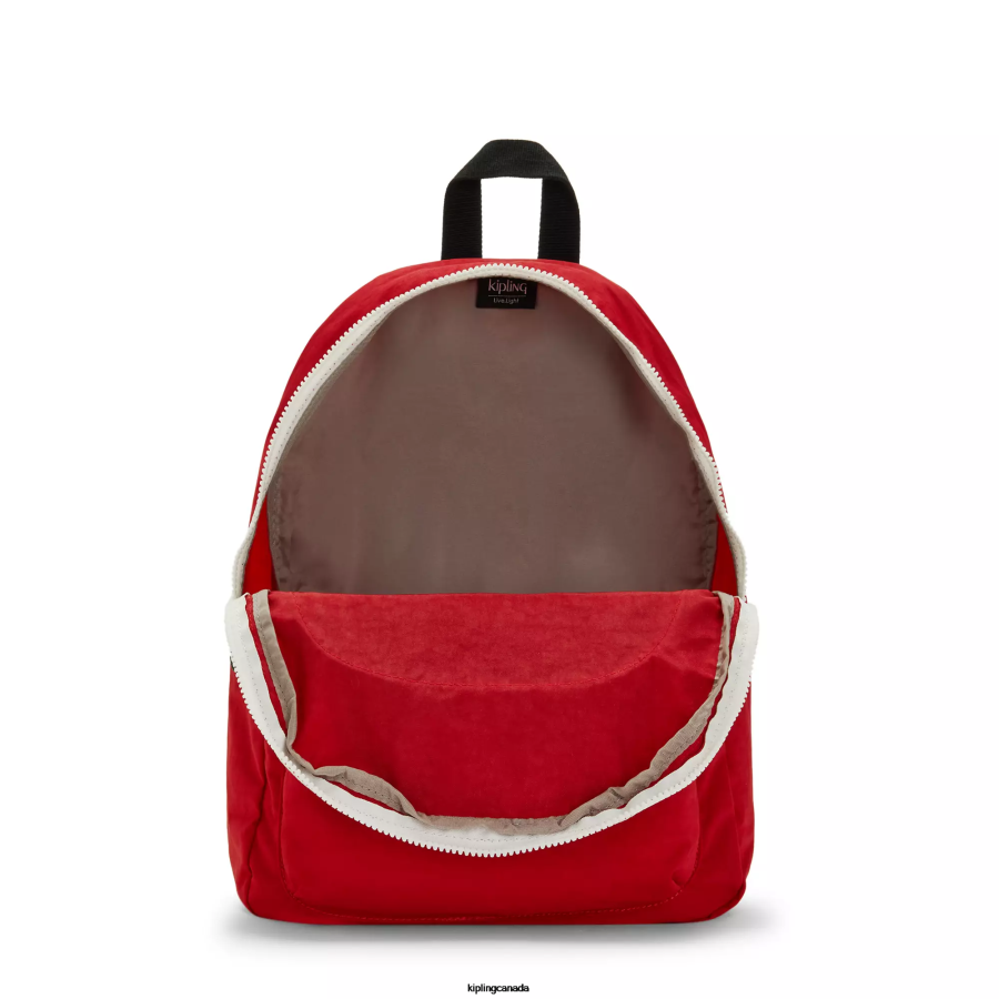 Women Fashion Backpacks Kipling Red Rouge Curtis Medium Backpack FHZD374