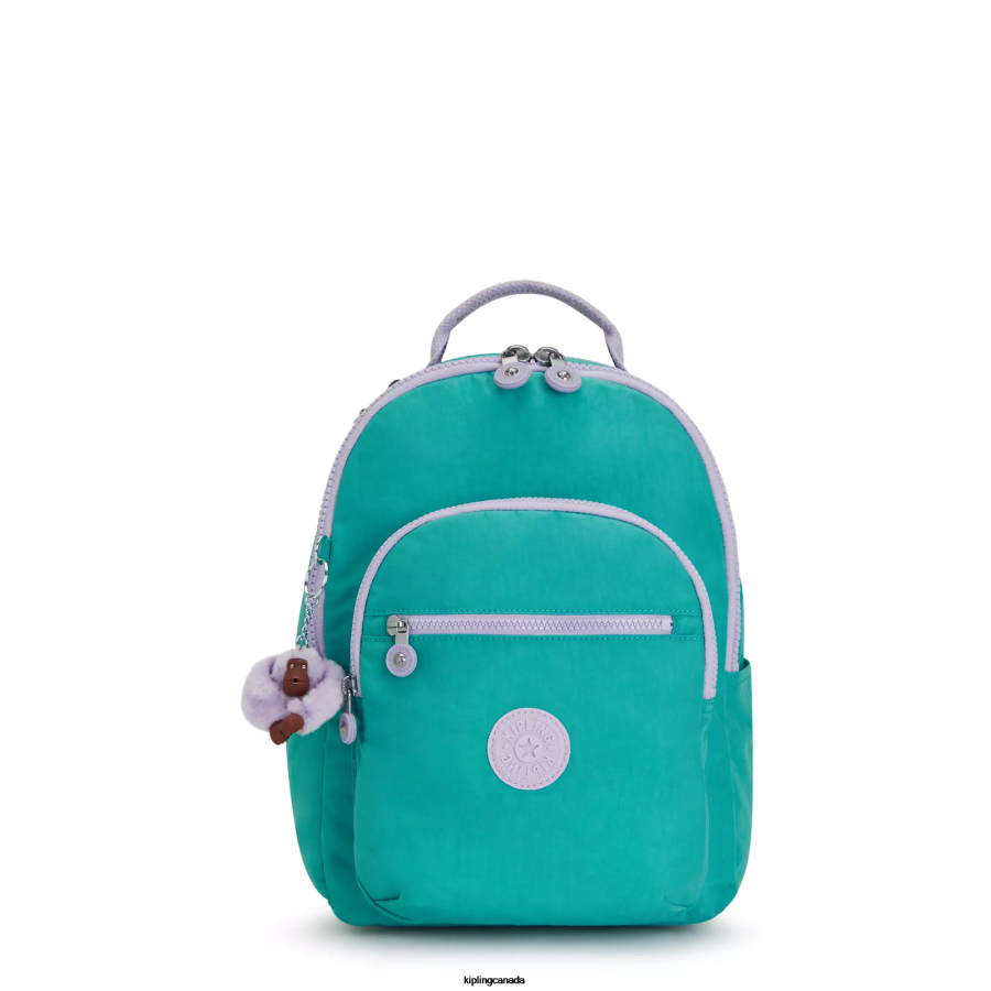 Women Fashion Backpacks Kipling Surfer Green Seoul Small Tablet Backpack FHZD342