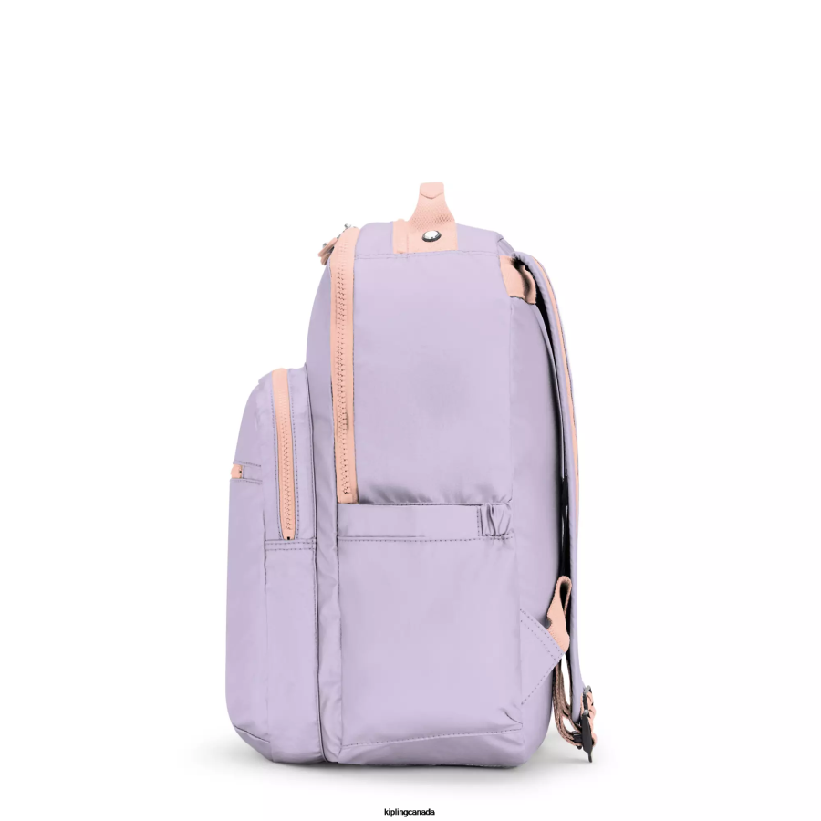 Women Laptop Backpacks Kipling Endless Lilac C Seoul Large 15