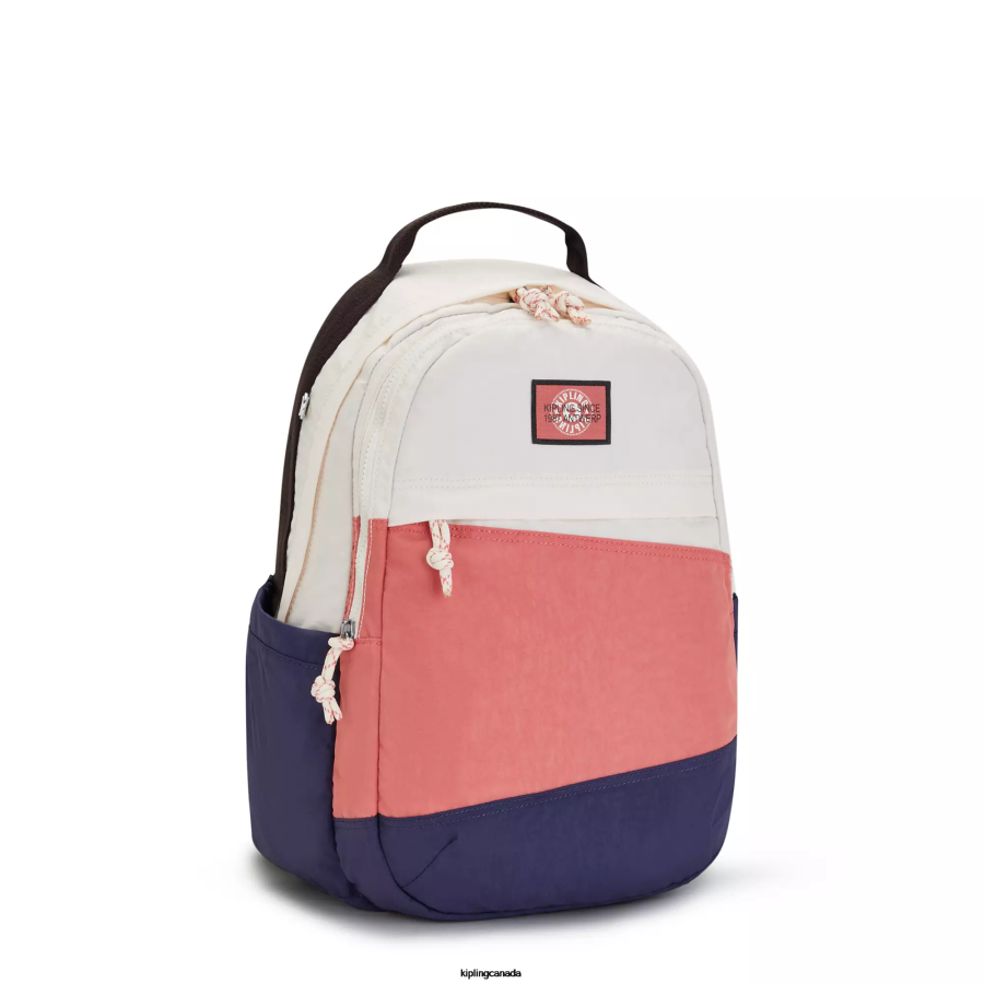 Women Laptop Backpacks Kipling Ultimate Navy Block Xavi 15