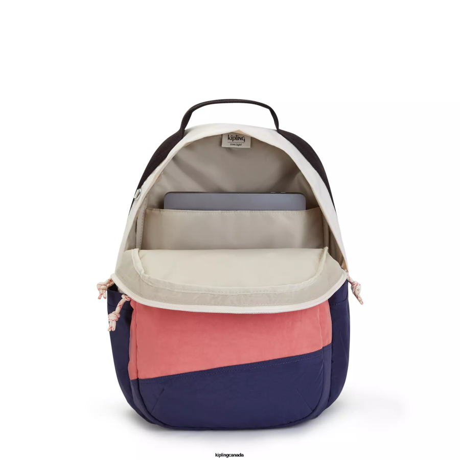 Women Laptop Backpacks Kipling Ultimate Navy Block Xavi 15