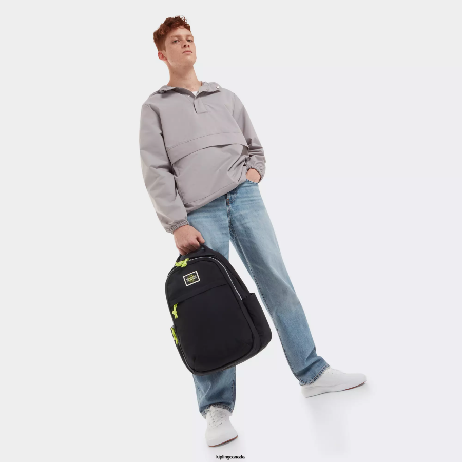 Women Laptop Backpacks Kipling Valley Black Xavi 15