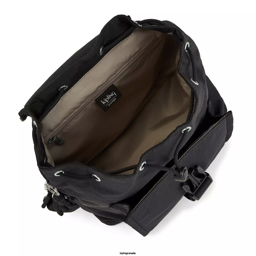 Women Medium Backpacks Kipling Black Ibro Backpack FHZD336