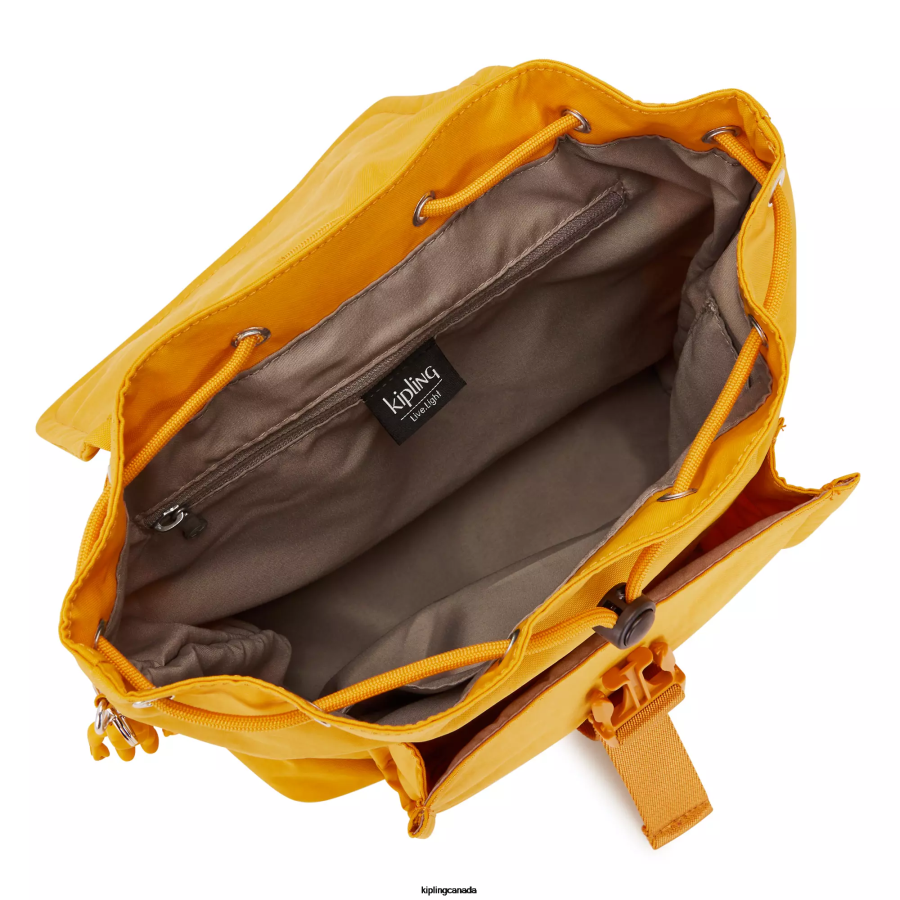 Women Medium Backpacks Kipling RapidÂ YellowÂ M Ibro Backpack FHZD335
