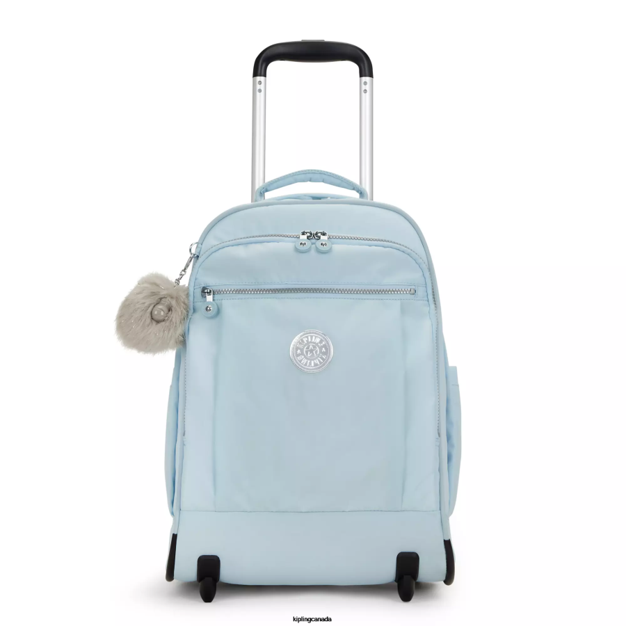Women Rolling Backpacks Kipling Bridal Blue Gaze Large Rolling Backpack FHZD494