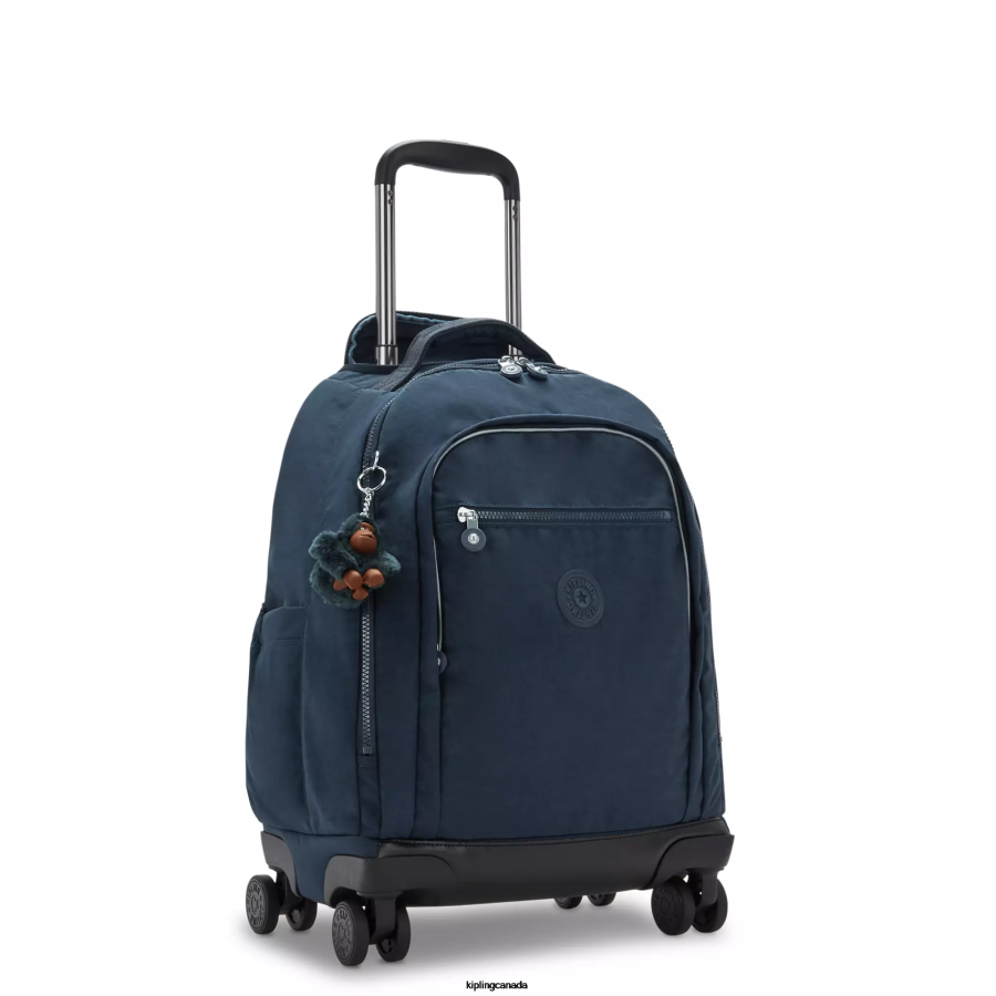 Women Rolling Backpacks Kipling True Blue Tonal New Zea 15