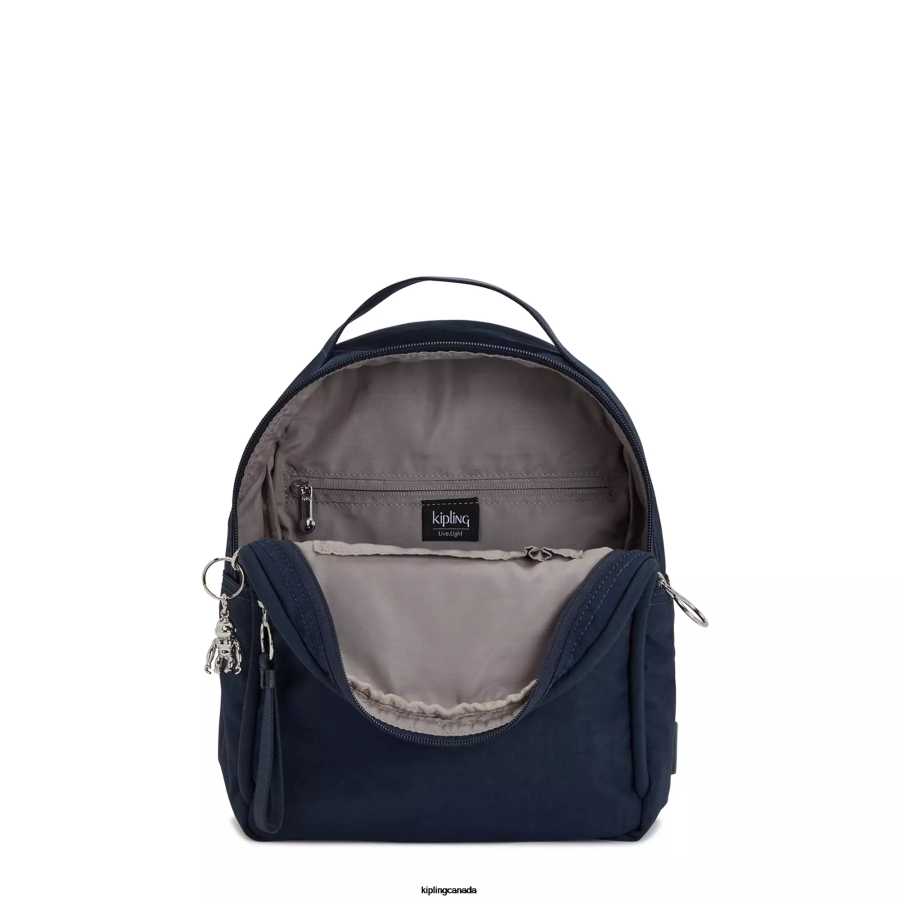 Women Small Backpacks Kipling Blue Bleu 2 Kae Backpack FHZD500