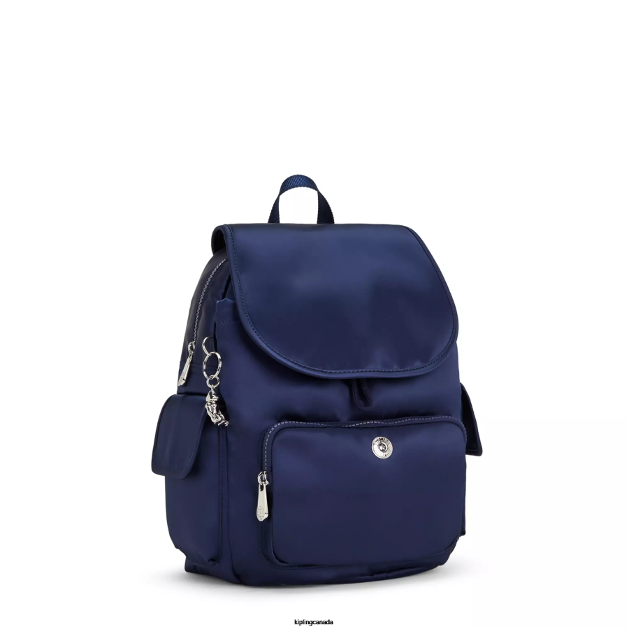 Women Small Backpacks Kipling Cosmic Blue City Pack Small Backpack FHZD379