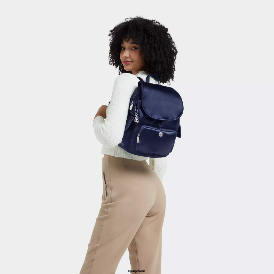 Women Small Backpacks Kipling Cosmic Blue City Pack Small Backpack FHZD379