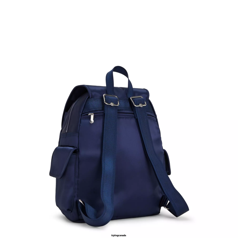 Women Small Backpacks Kipling Cosmic Blue City Pack Small Backpack FHZD379