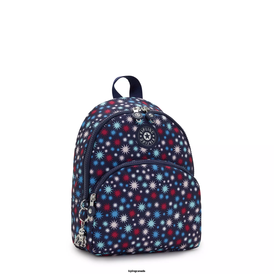 Women Small Backpacks Kipling Funky Stars Paola Small Printed Backpack FHZD384