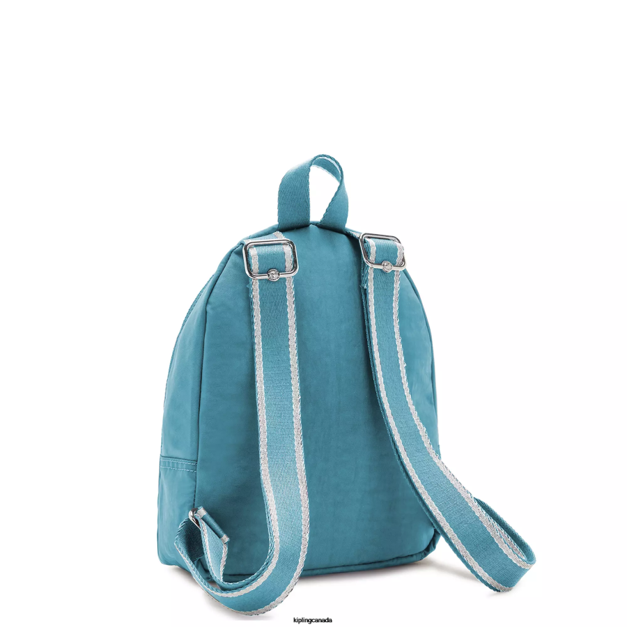 Women Small Backpacks Kipling Ocean Teal Paola Small Backpack FHZD383