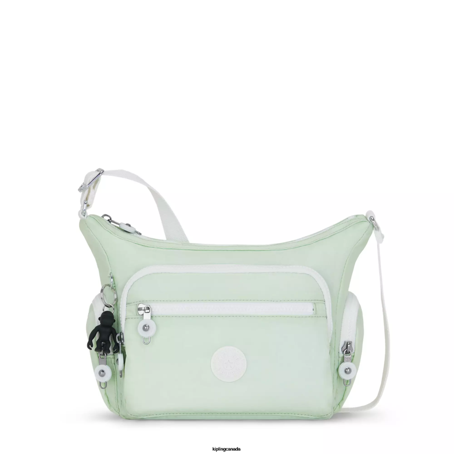 Women Crossbody Bags Kipling Airy Green Gabbie Small Crossbody Bag FHZD162