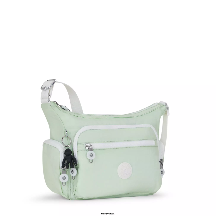 Women Crossbody Bags Kipling Airy Green Gabbie Small Crossbody Bag FHZD162