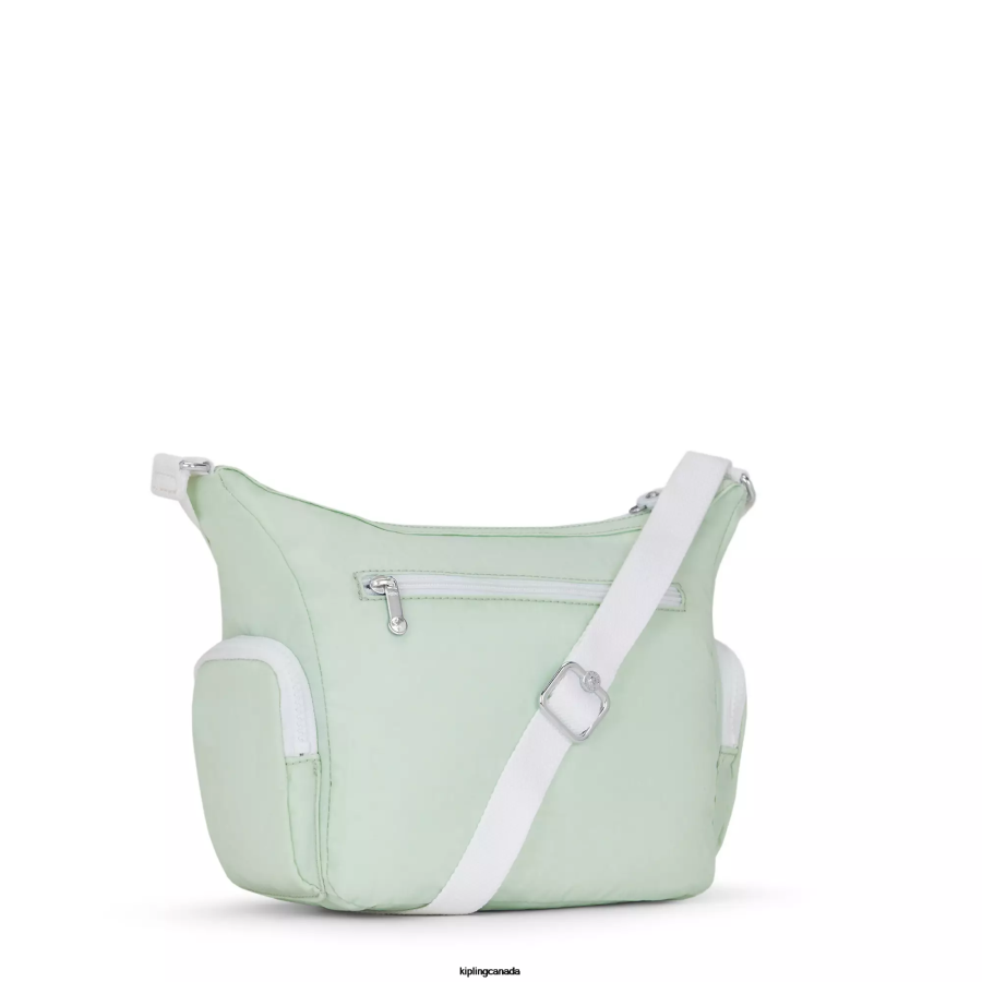Women Crossbody Bags Kipling Airy Green Gabbie Small Crossbody Bag FHZD162