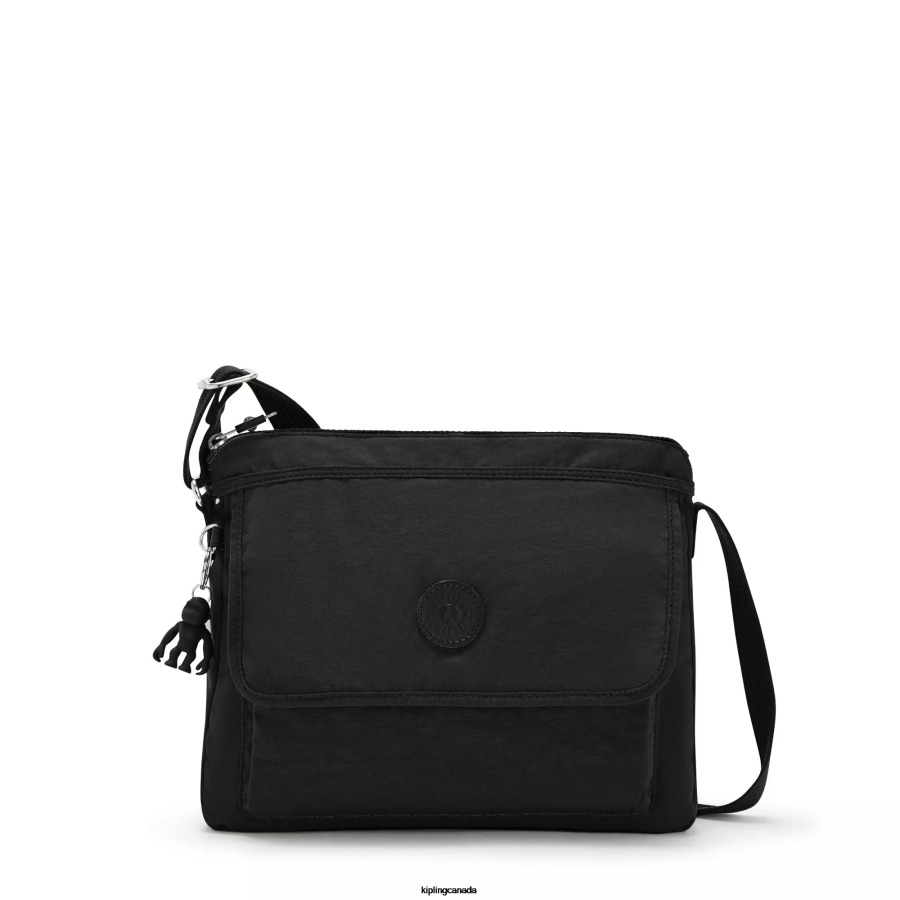 Women Crossbody Bags Kipling Black Noir Aisling Crossbody Bag FHZD222