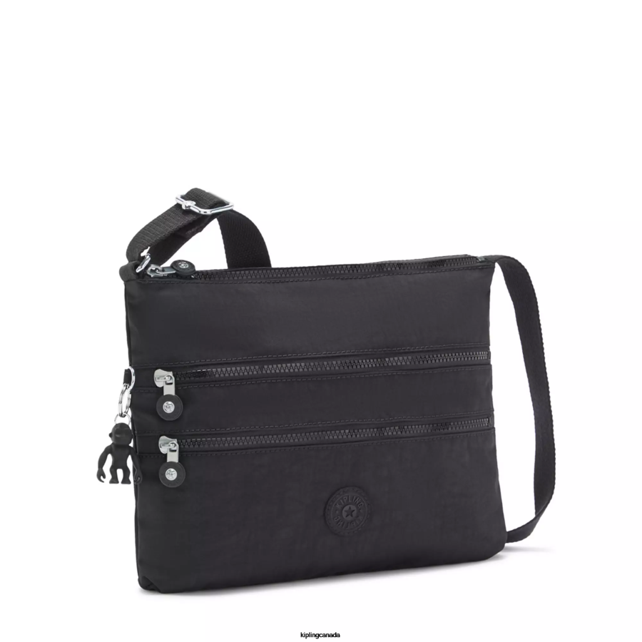 Women Crossbody Bags Kipling Black Noir Alvar Crossbody Bag FHZD135