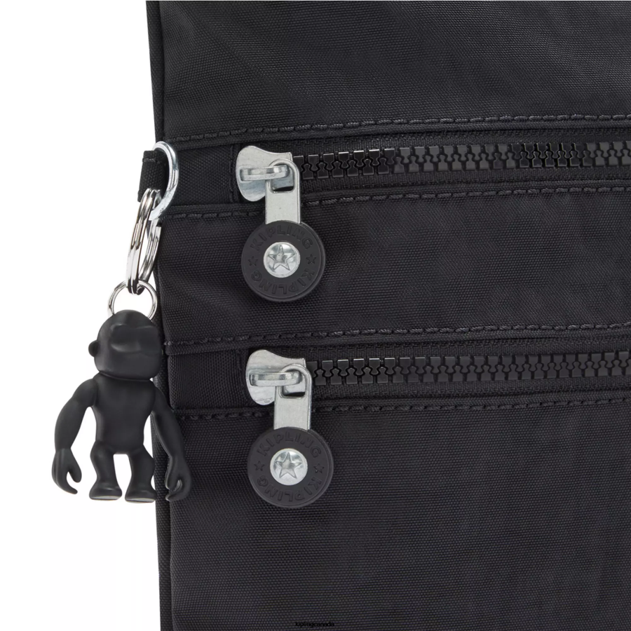 Women Crossbody Bags Kipling Black Noir Alvar Crossbody Bag FHZD135