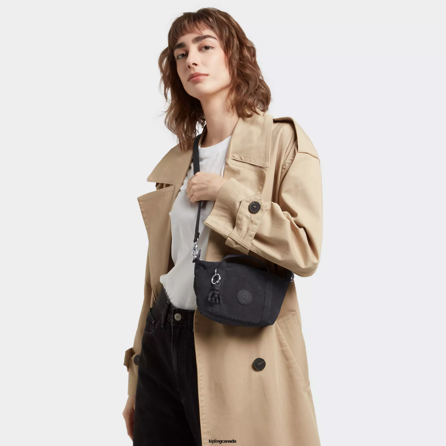 Women Crossbody Bags Kipling Black Noir Art Compact Crossbody Bag FHZD3