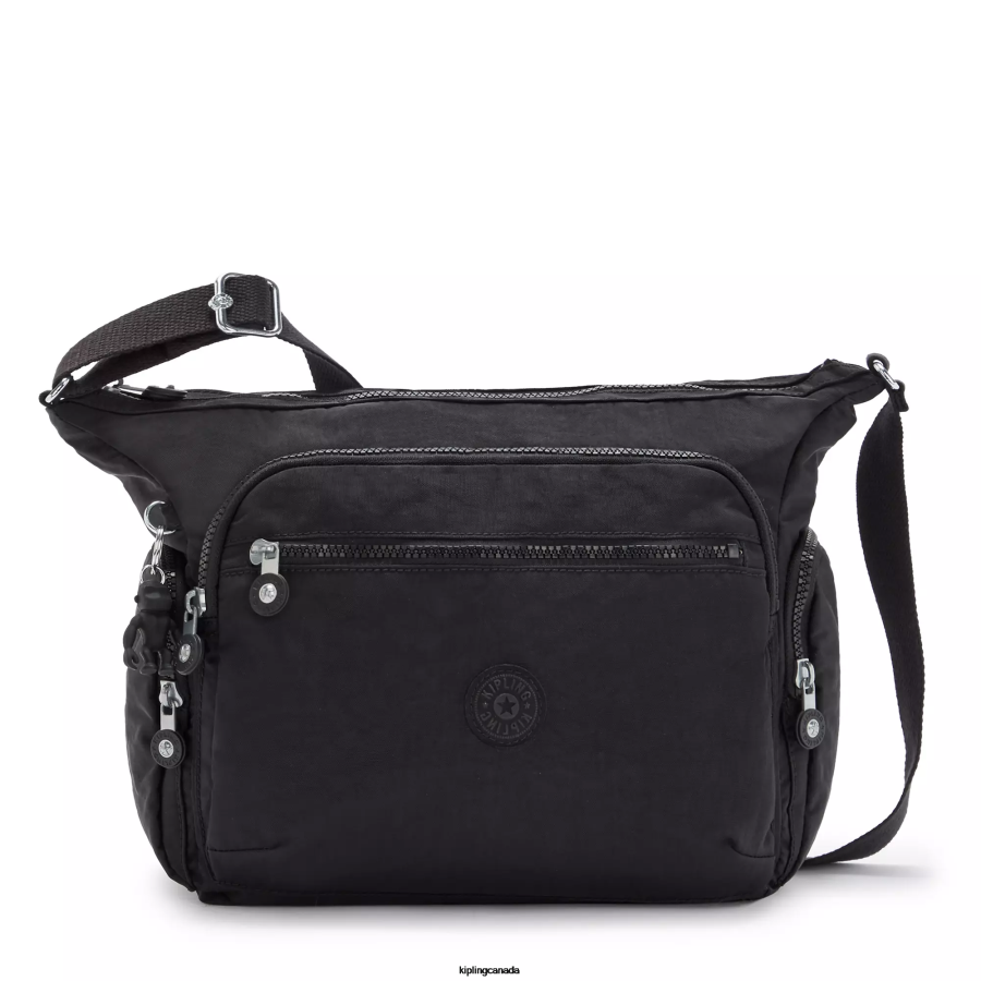 Women Crossbody Bags Kipling Black Noir Gabbie Crossbody Bag FHZD131