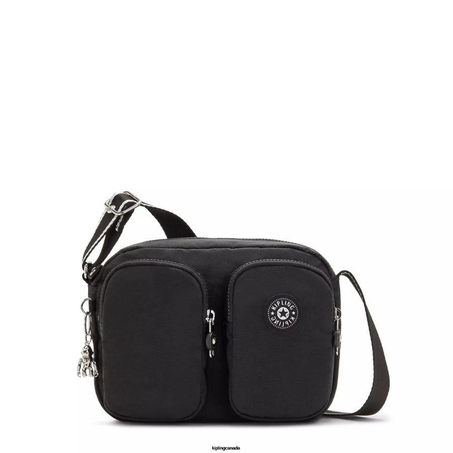 Women Crossbody Bags Kipling Black Patti Crossbody Bag FHZD215
