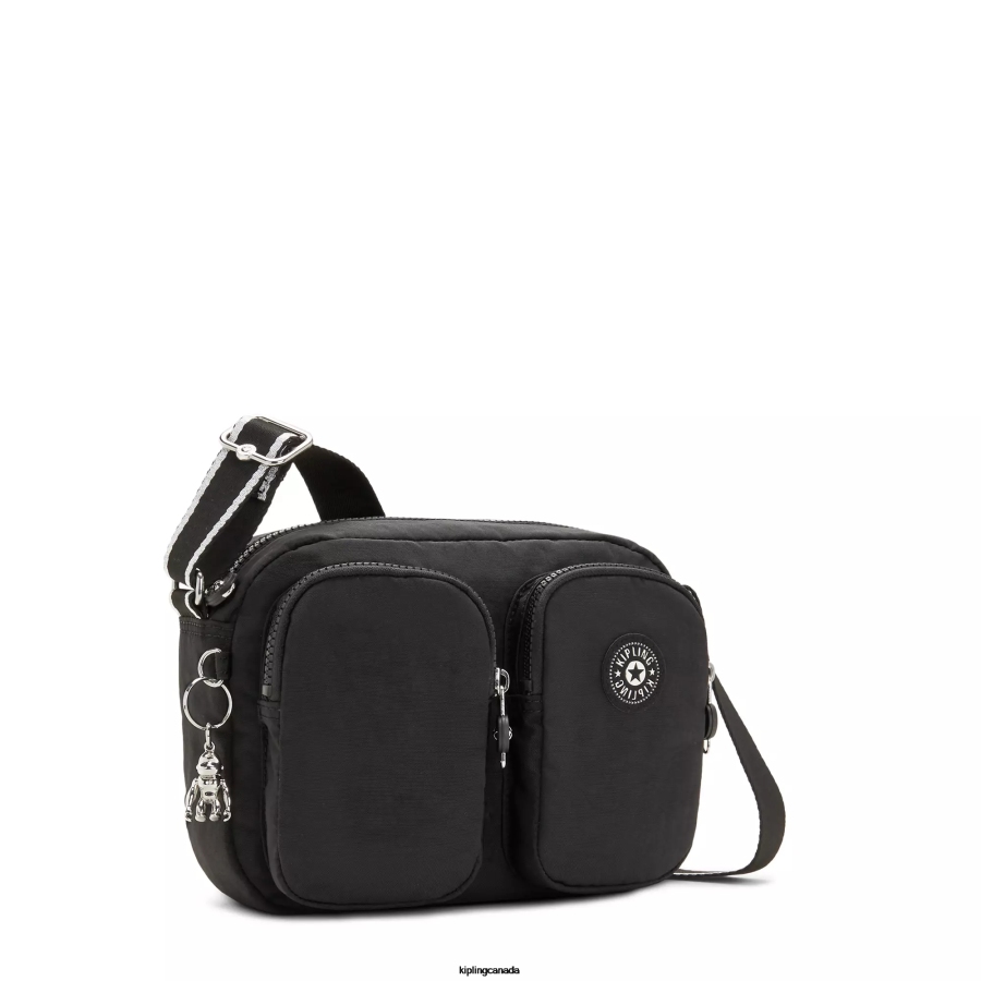 Women Crossbody Bags Kipling Black Patti Crossbody Bag FHZD215