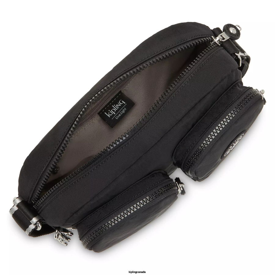 Women Crossbody Bags Kipling Black Patti Crossbody Bag FHZD215