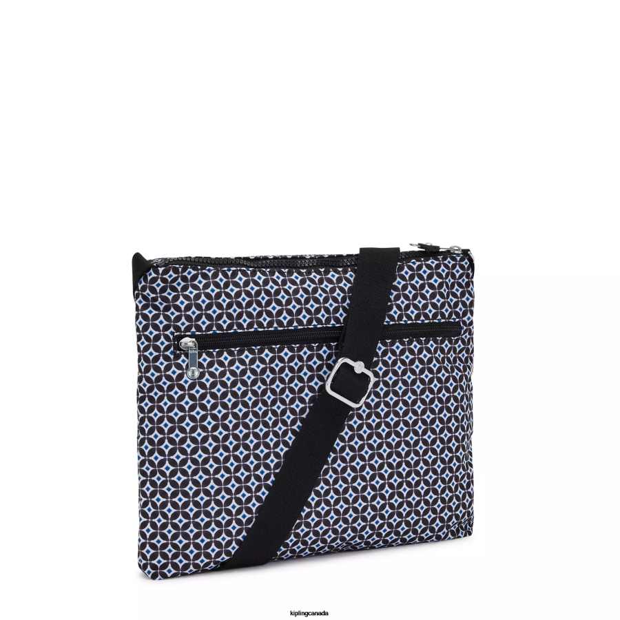 Women Crossbody Bags Kipling Blackish Tile Alvar Printed Crossbody Bag FHZD145