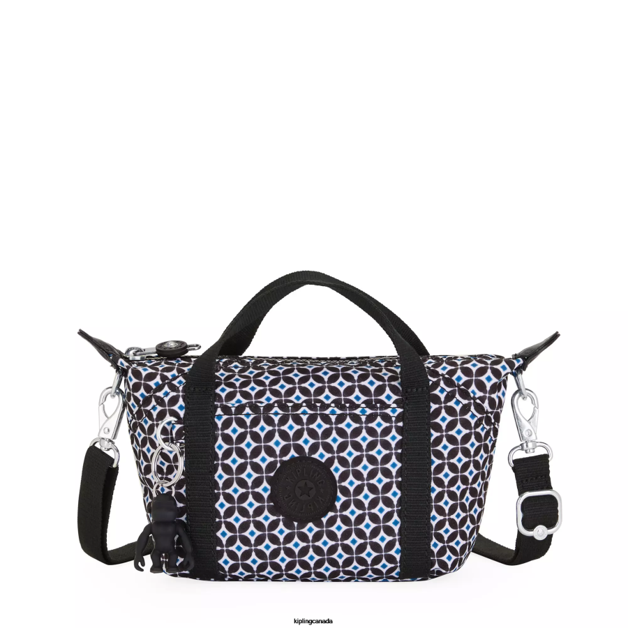 Women Crossbody Bags Kipling Blackish Tile Art Compact Printed Crossbody Bag FHZD24