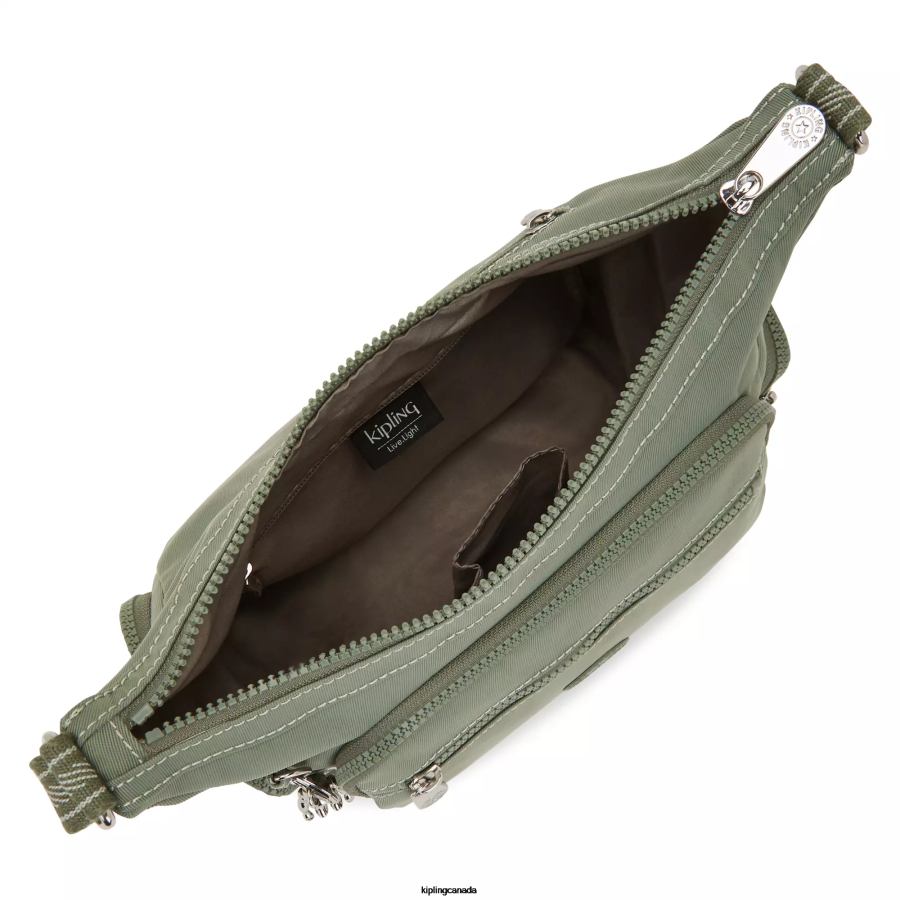 Women Crossbody Bags Kipling Dark Seaweed Gabbie Small Crossbody Bag FHZD75