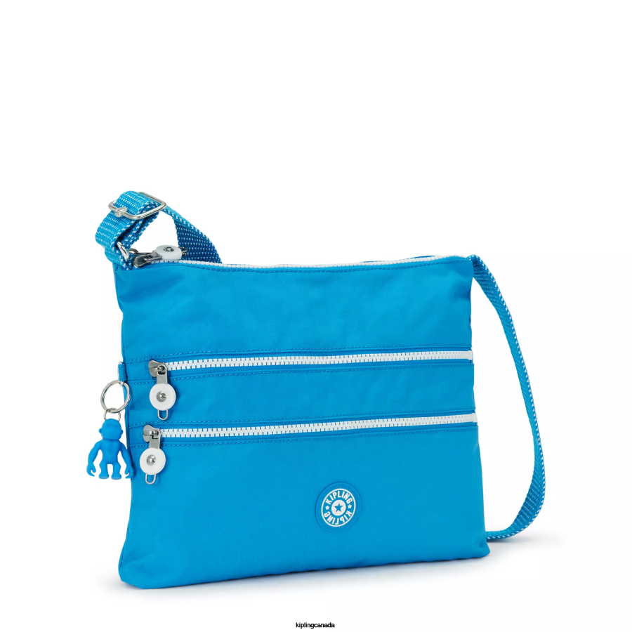 Women Crossbody Bags Kipling Eager Blue Alvar Crossbody Bag FHZD134