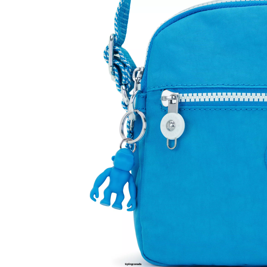 Women Crossbody Bags Kipling Eager Blue Keefe Crossbody Bag FHZD48