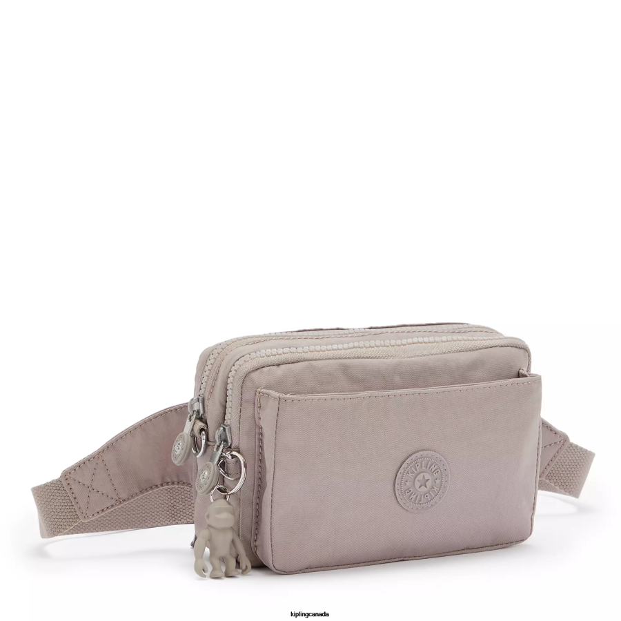 Women Crossbody Bags Kipling Grey Gris Abanu Multi Convertible Crossbody Bag FHZD117