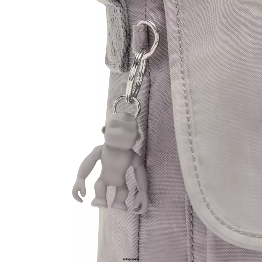Women Crossbody Bags Kipling Grey Gris Aisling Crossbody Bag FHZD221