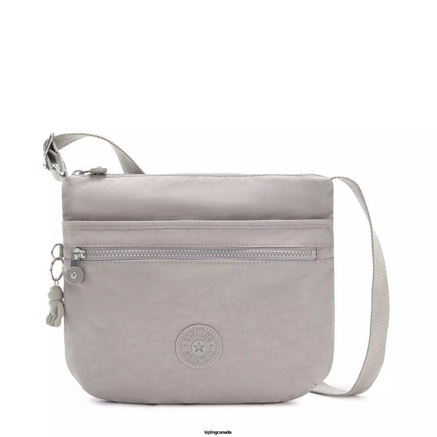 Women Crossbody Bags Kipling Grey Gris Arto Crossbody Bag FHZD229