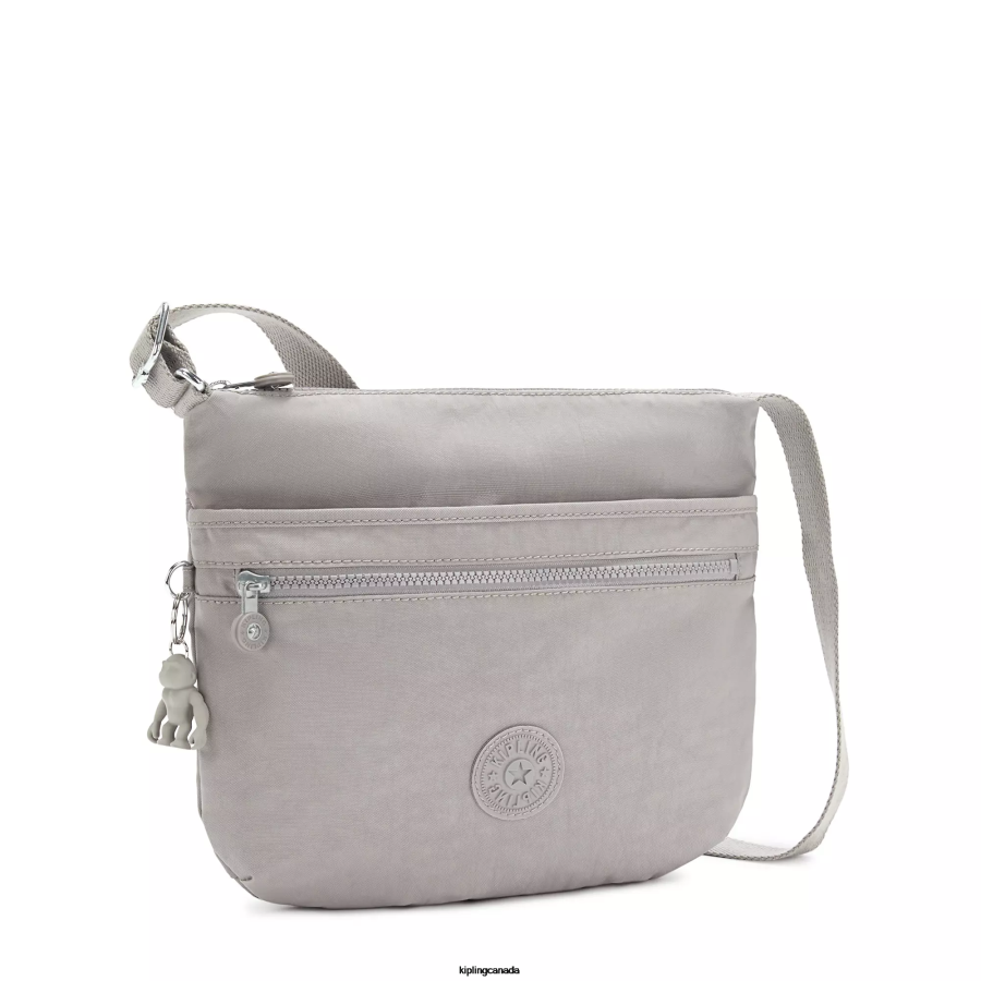 Women Crossbody Bags Kipling Grey Gris Arto Crossbody Bag FHZD229