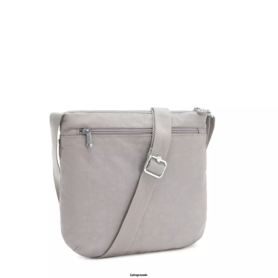 Women Crossbody Bags Kipling Grey Gris Arto Crossbody Bag FHZD229