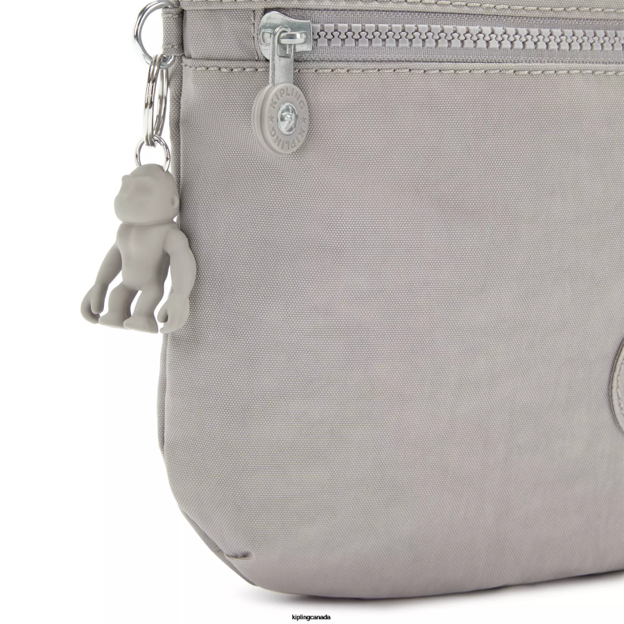 Women Crossbody Bags Kipling Grey Gris Arto Crossbody Bag FHZD229