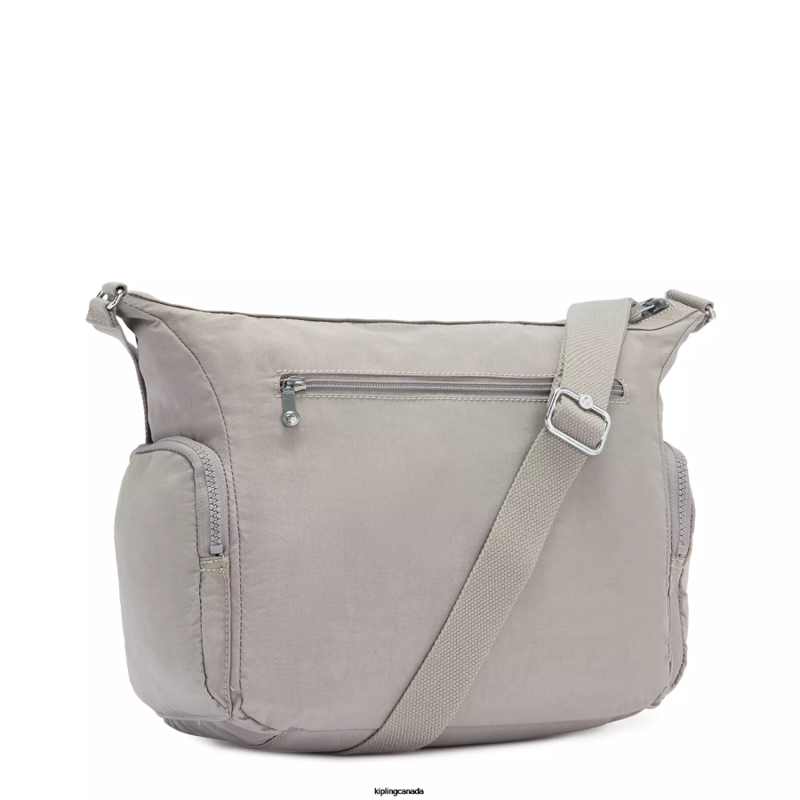 Women Crossbody Bags Kipling Grey Gris Gabbie Crossbody Bag FHZD129