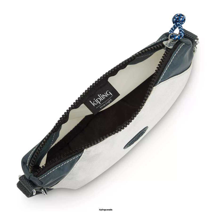 Women Crossbody Bags Kipling Moon Grey Block Art Extra Small Crossbody Bag FHZD101