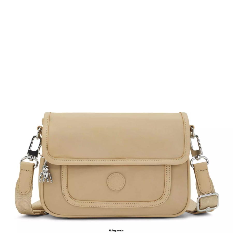 Women Crossbody Bags Kipling Natural Beige Inaki Small Crossbody Bag FHZD180