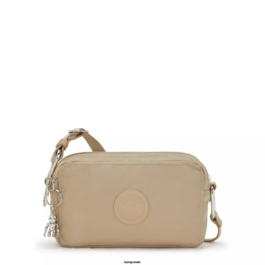 Women Crossbody Bags Kipling Natural Beige Milda Crossbody Bag FHZD69