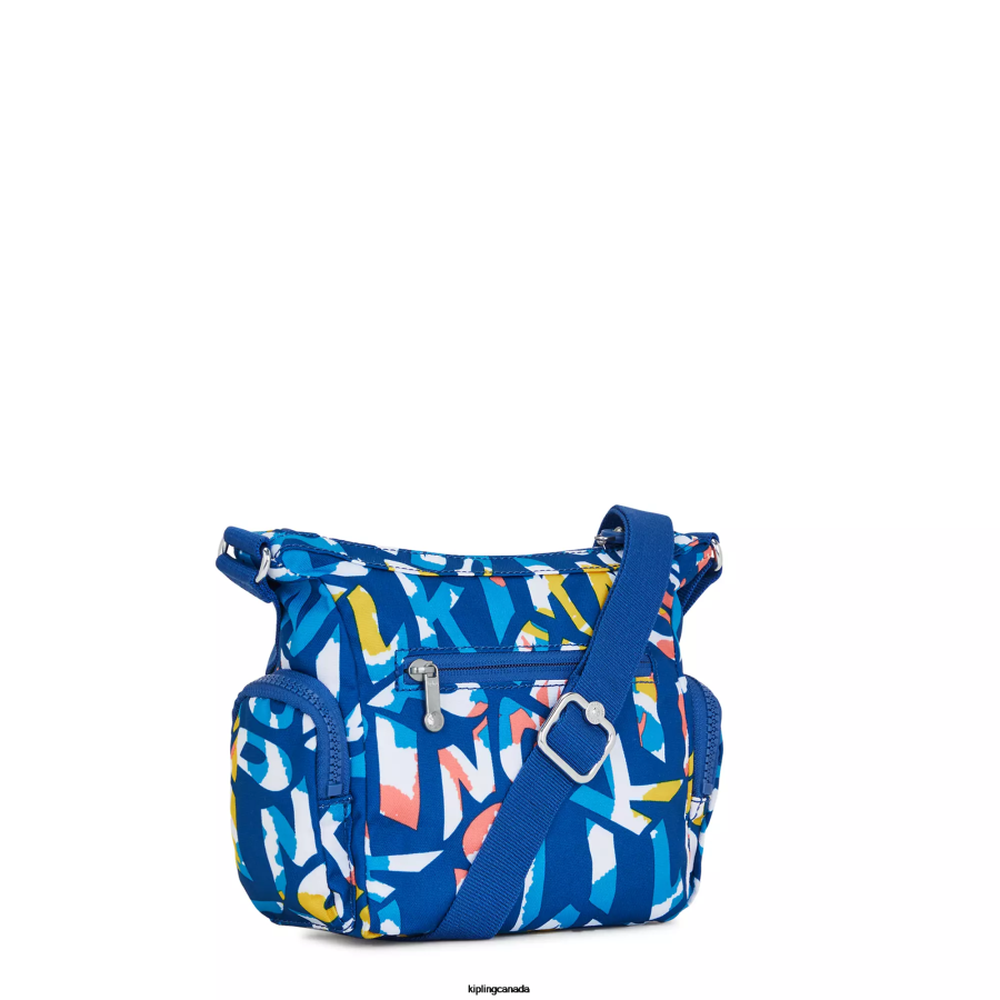Women Crossbody Bags Kipling Neon Gabbie Mini Printed Crossbody Bag FHZD139