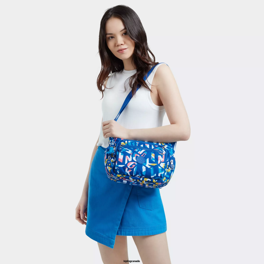 Women Crossbody Bags Kipling Neon Gabbie Small Printed Crossbody Bag FHZD146