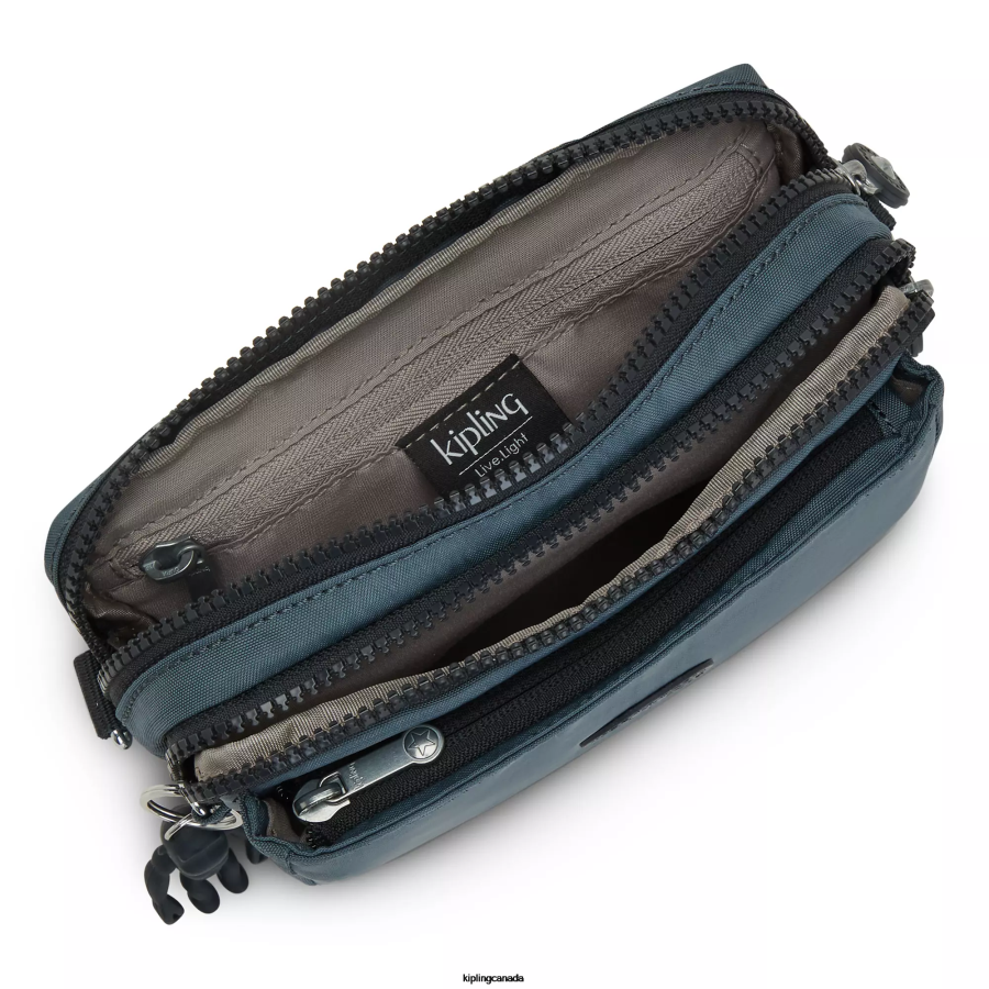 Women Crossbody Bags Kipling Nocturnal Grey Abanu Multi Convertible Crossbody Bag FHZD116
