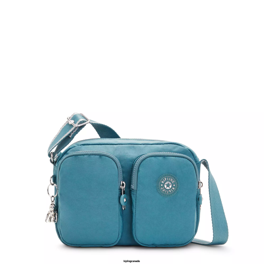 Women Crossbody Bags Kipling Ocean Teal Patti Crossbody Bag FHZD217