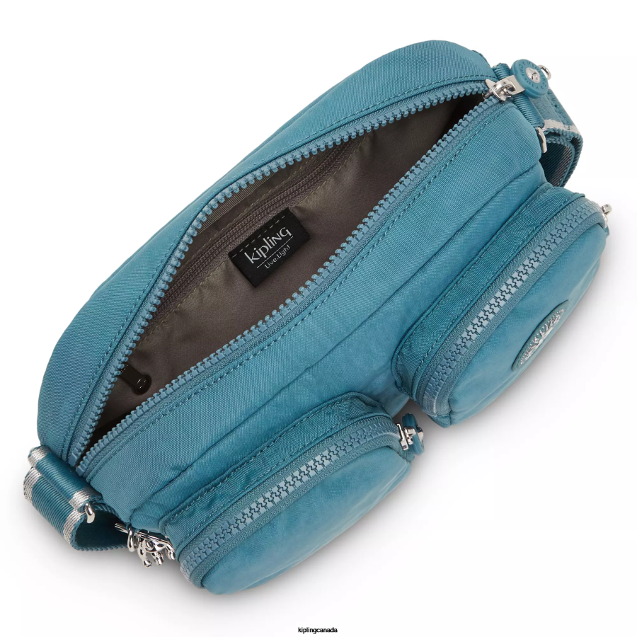 Women Crossbody Bags Kipling Ocean Teal Patti Crossbody Bag FHZD217