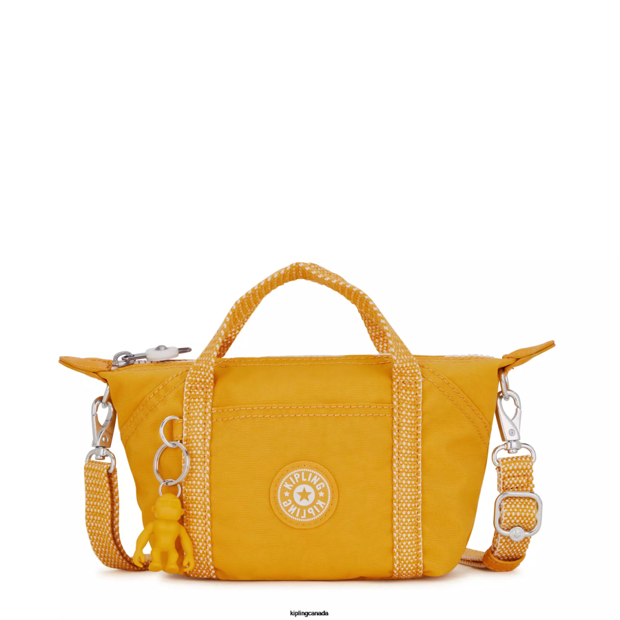 Women Crossbody Bags Kipling Rapid Yellow Art Compact Crossbody Bag FHZD2