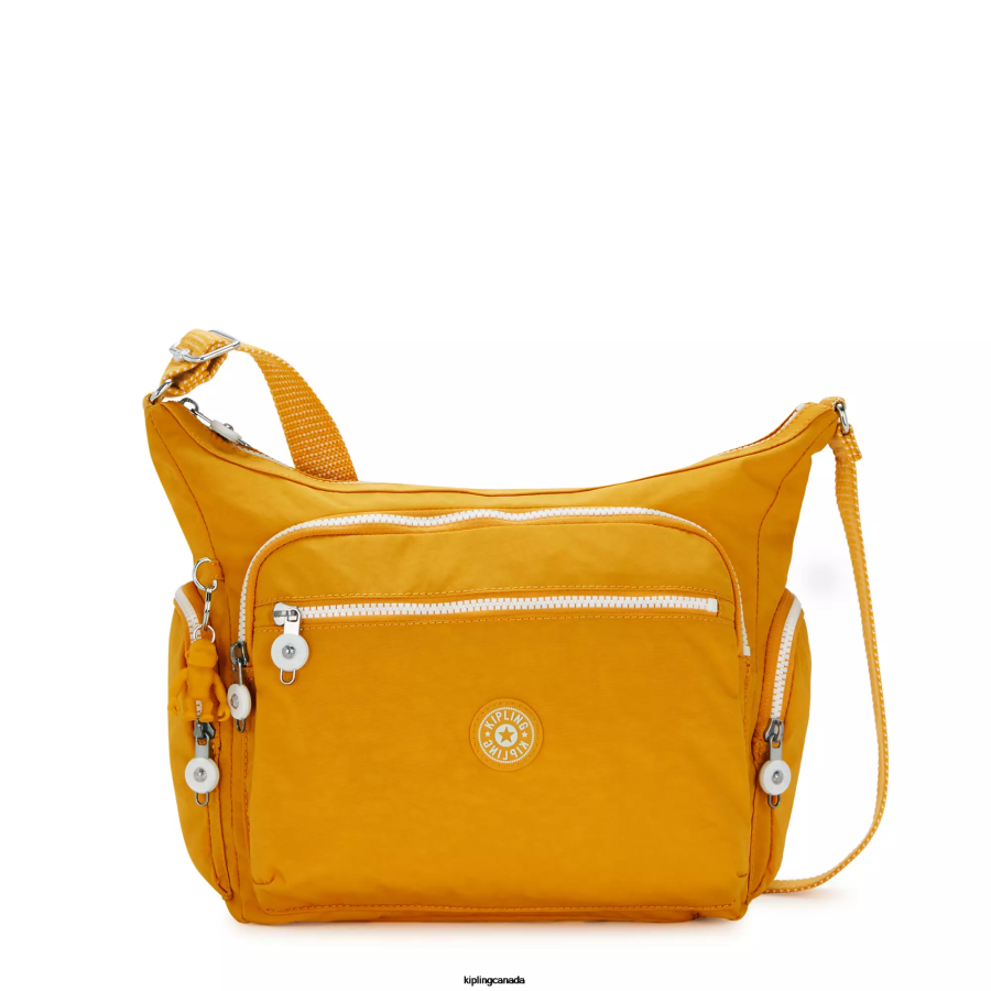 Women Crossbody Bags Kipling Rapid Yellow Gabbie Crossbody Bag FHZD130