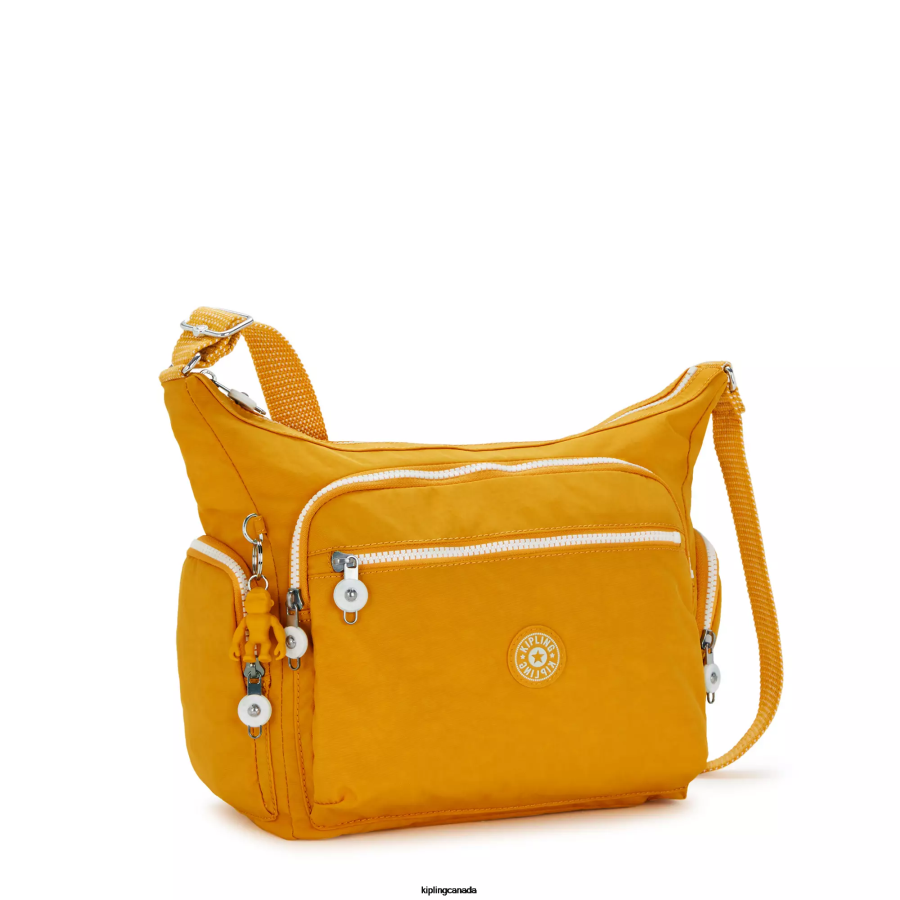 Women Crossbody Bags Kipling Rapid Yellow Gabbie Crossbody Bag FHZD130